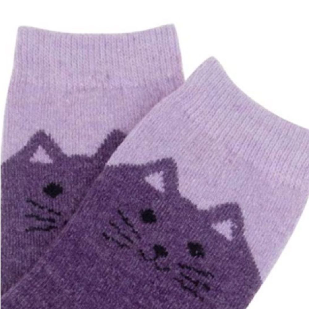 Multi-colored cat socks - Picture 2 of 6